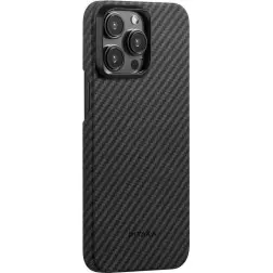 Pitaka MagEZ 4 1500D dėklas, juoda/pilka džinsinė medžiaga - iPhone 15 Pro