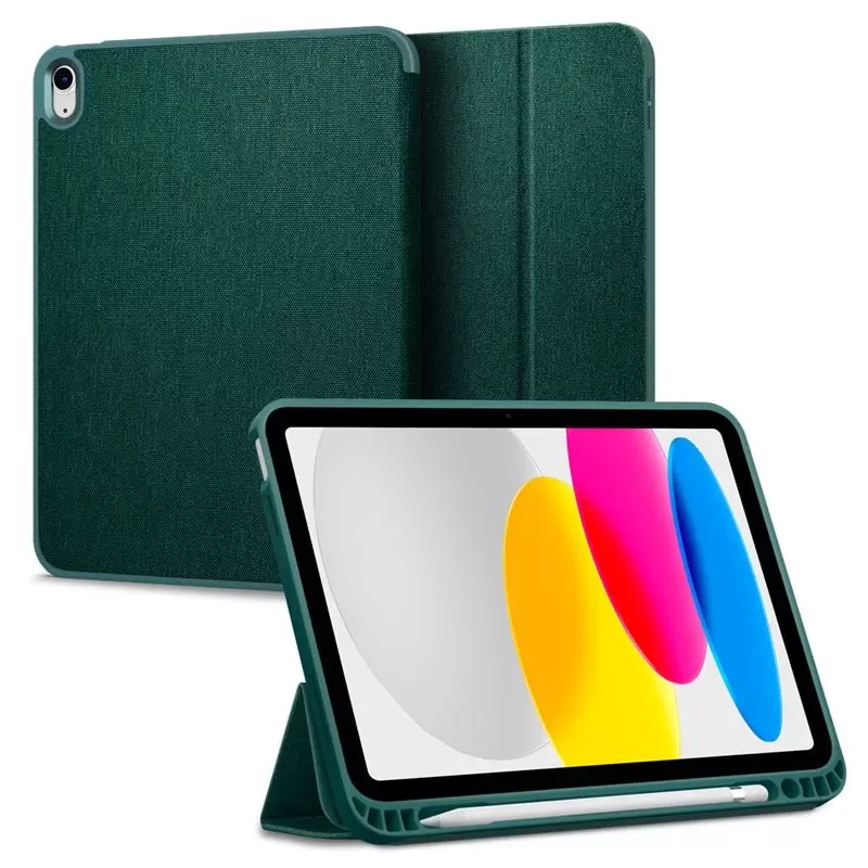 Spigen Urban Fit, vidurnakčio žalia - iPad 10.9" 2022