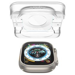 Ekrano apsauga Spigen Glass tR EZ Fit 2 Pack - Apple Watch Ultra 2/Ultra 49mm