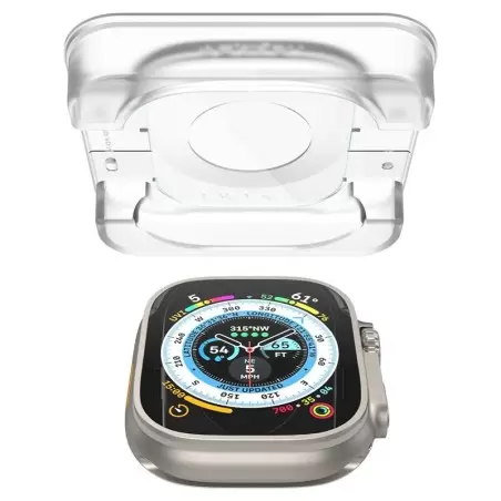 Spigen Glass tR EZ Fit 2 Pack - Apple Watch Ultra 2/Ultra 49mm