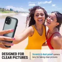 Catalyst Total Protection dėklas, juodas - iPhone 14 Plus