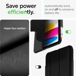 Spigen Ultra Hybrid Pro, juoda - iPad 10.9" 2022