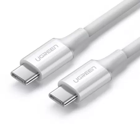 Ugreen USB-C 1 m kaabel, valge.