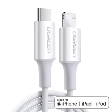 Ugreen US171 USB-C - Lightning MFi kaabel, 1.5m