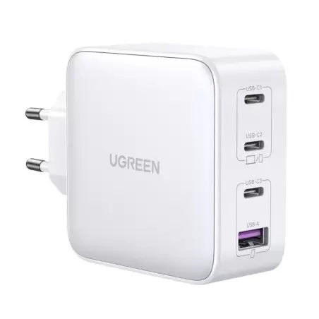 Universalus sieninis įkroviklis Ugreen CD226 Nexode, 4x lizdų, 100W, baltas