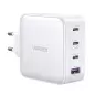 Universalus sieninis įkroviklis Ugreen CD226 Nexode, 4x lizdų, 100W, baltas