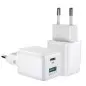 Joyroom L-QP303 30W adapteris su dviem jungtimis