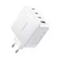 Universalus sieninis įkroviklis Ugreen CD226 Nexode, 4x lizdų, 100W, baltas