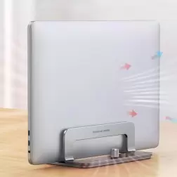 Universalus Ugreen LP258 nešiojamojo kompiuterio stovas (dvi lizdų), sidabrinė spalva