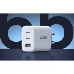 Sieninis įkroviklis UGREEN CD275, 65W, baltas