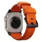 Nomad Rugged Strap, orange/black - AW Ultra 2/1 (49mm) 9/8/7 (45mm)/6/SE/5/4 (44mm)/3/2/1 (42mm)