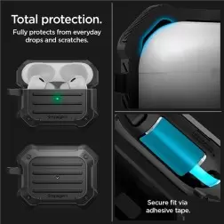 Spigen Tough Armor MagSafe, black - AirPods Pro 2