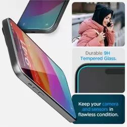 Spigen Glass tR EZ Fit HD 1 Pack, transparency - iPhone 16/15