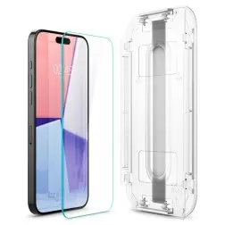 Spigen Glass tR EZ Fit 2 Pack, transparency - iPhone 15 Pro Max