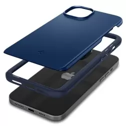 Spigen Thin Fit, navy blue - iPhone 15