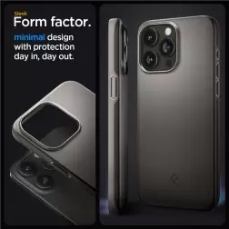Spigen Thin Fit, gunmetal - iPhone 15 Pro