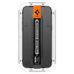 Apsauginis stiklas Apsauginis stiklas Spigen Glass tR EZ Fit 2 Pack, FC Black - iPhone 15 Pro Max
