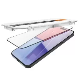 Apsauginis stiklas Apsauginis stiklas Spigen Glass tR EZ Fit 2 Pack, FC Black - iPhone 15 Pro Max