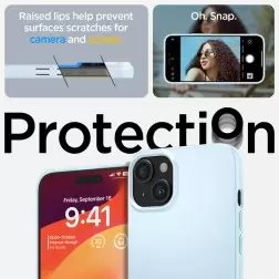 Spigen Thin Fit, mute blue - iPhone 15