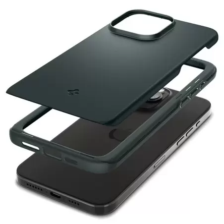 Spigen Thin Fit, abyss green - iPhone 15 Pro Max