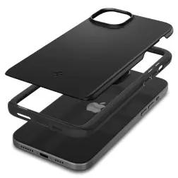 Spigen Thin Fit, black - iPhone 15