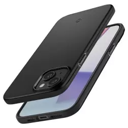 Spigen Thin Fit, melns - iPhone 15