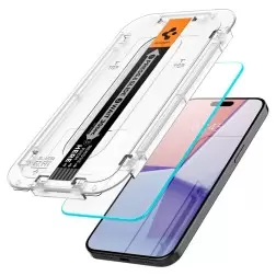 Spigen Glass tR EZ Fit HD 1 Pack, transparency - iPhone 15 Pro Max
