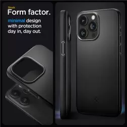 Spigen Thin Fit, black - iPhone 15 Pro