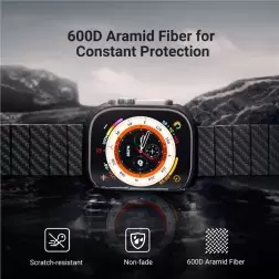 Pitaka Oro dėklas, juoda/pilka - Apple Watch Ultra 49 mm