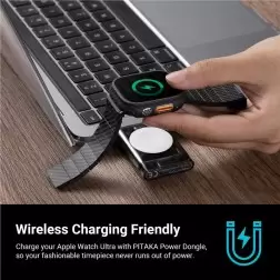 Pitaka Air case, black/grey - Apple Watch Ultra 49 mm