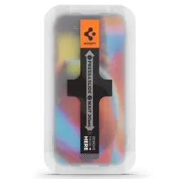 Apsauginis stiklas Spigen Glass tR EZ Fit 2 Pack, privacy sensor open - iPhone 14 Plus/13 Pro Max