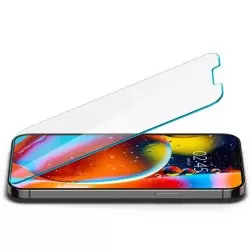Apsauginis stiklas Spigen Glass tR EZ Fit 2 Pack, privacy sensor open - iPhone 14 Plus/13 Pro Max