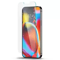Apsauginis stiklas Spigen Glass tR EZ Fit 2 Pack, privacy sensor open - iPhone 14 Plus/13 Pro Max
