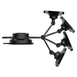 Spigen OneTap 3 Automobilinis Laikiklis MagSafe Skydeliui/ Vairuotojo Pusės Langui ITS35-3, juoda