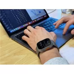 Mobile Origin Watch Titanium Band, silver - Apple Watch 49mm/46mm/45mm/44mm/42mm