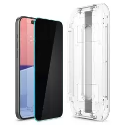 Apsauginis stiklas Spigen Glass tR EZ Fit HD Privacy 1 Pack - iPhone 16/15