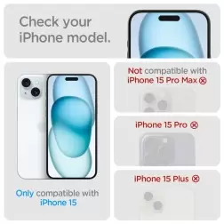 Apsauginis stiklas Spigen Glass tR EZ Fit HD Privacy 1 Pack - iPhone 16/15