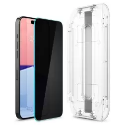 Apsauginis stiklas Spigen Glass tR EZ Fit HD Privacy 1 Pack - iPhone 15 Pro Max