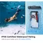Spigen Aqua Shield WaterProof Floating Case A610 2 Pack, crystal clear