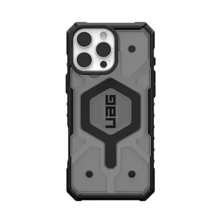 UAG Pathfinder Caurspīdīgs MagSafe, pelēks - iPhone 16 Pro Max