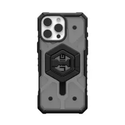 UAG Pathfinder Clear Magsafe, Ash/Black Stand - iPhone 16 Pro Max