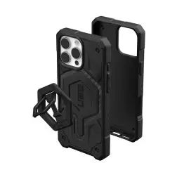 UAG Monarch Pro Magsafe, Carbon Fiber/Black Stand - iPhone 16 Pro Max
