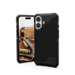 UAG Metropolis LT Magsafe, Kevlar Juoda - iPhone 16