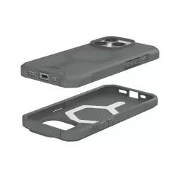 UAG Būtina Armor MagSafe, sidabrinė - iPhone 15 Pro