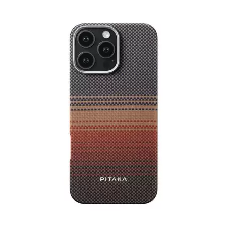 Pitaka Tactile Woven Case, Sunset - iPhone 16 Pro