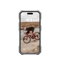 UAG Būtina Armor MagSafe, sidabrinė - iPhone 15 Pro