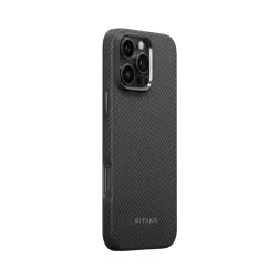 Pitaka MagEZ Case Pro 4, Juoda/Pilka Tvilis - iPhone 16 Pro