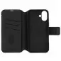 Decoded Leather Detachable Wallet, black - iPhone 16