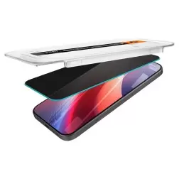 Apsauginis stiklas Spigen Glass tR EZ Fit HD (Privacy) 1 Pack, transparency - iPhone 16 Pro