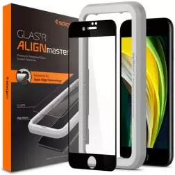 Spigen AlignMaster FC, musta - iPhone SE (2022/2020)/8/7